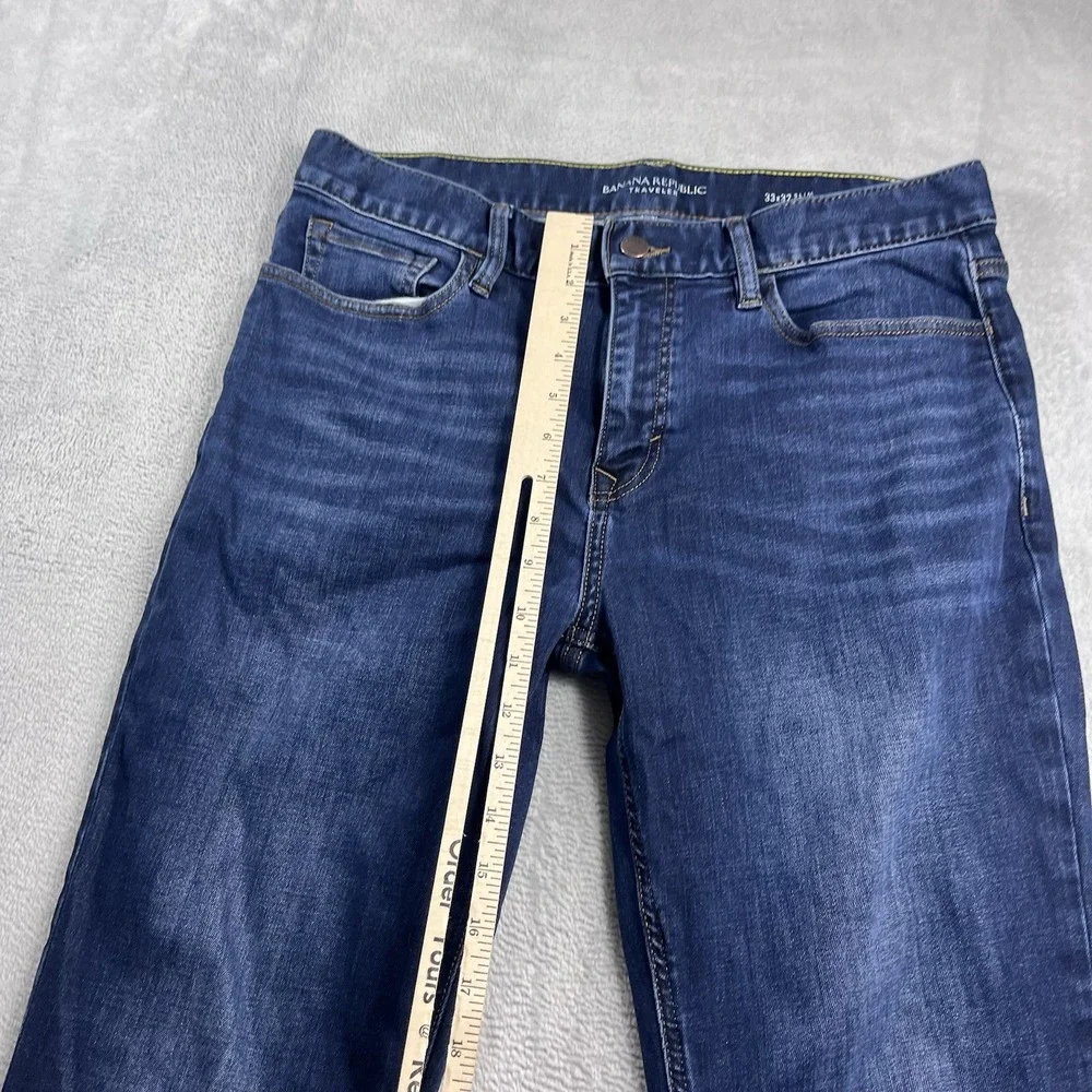 Banana Republic Traveler Jean 33x30* Slim Fit Mens Denim Pants Blue